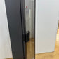 115L Commercial Skinny Upright Bar Fridge - Single Door, Black Stainless Steel, LED Lighting for Wine & Beverages