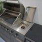 304SS 4 Burner BBQ Kitchen Inc Wok & Rear Infrared Burner, Fridge & Sink | Click & Collect Sydney, Melbourne, Brisbane