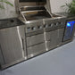 304SS 4 Burner BBQ Kitchen Inc Wok & Rear Infrared Burner, Fridge & Sink | Click & Collect Sydney, Melbourne, Brisbane
