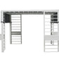 GazeboMate WHITE Berkley 3x3x2.3m + Hanging Planter Box Patio Pergola in WHITE
